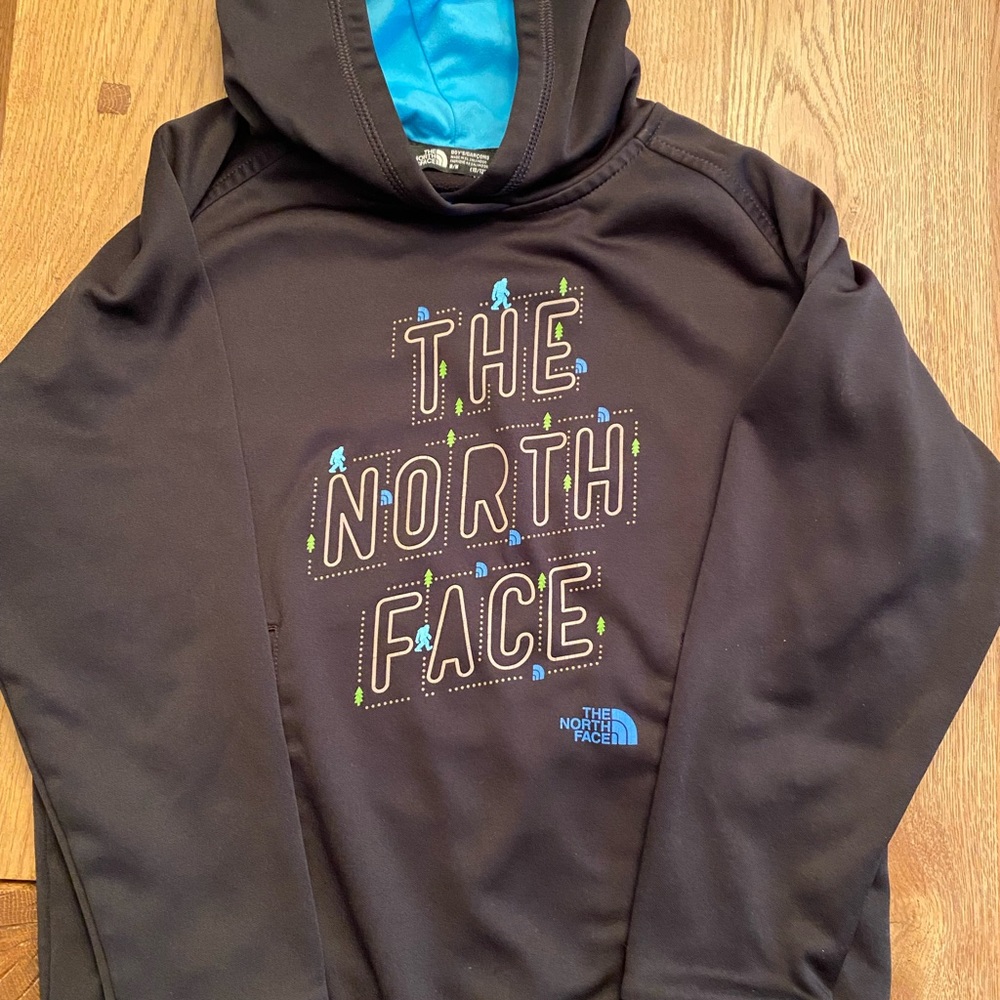 The North Face boys hoody size M 10-12 preworn